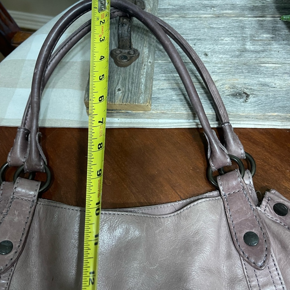 FRYE MELISSA satchel Pull-Up Leather Tote Carryall Shoulder Bag Shopper purse - Picture 5 of 16